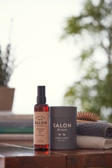 画像3: 【SALON FOR DOGS】 ブラッシングスプレーと優しいタオル（２色）セット (3)