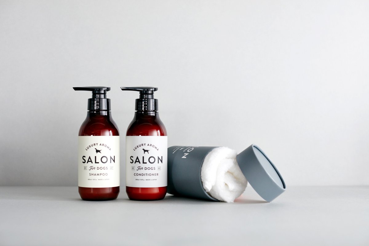 画像3: 【SALON FOR DOGS】 優しいタオル  with ミネラルシャンプー、ミネラルコンディショナー セット (3)