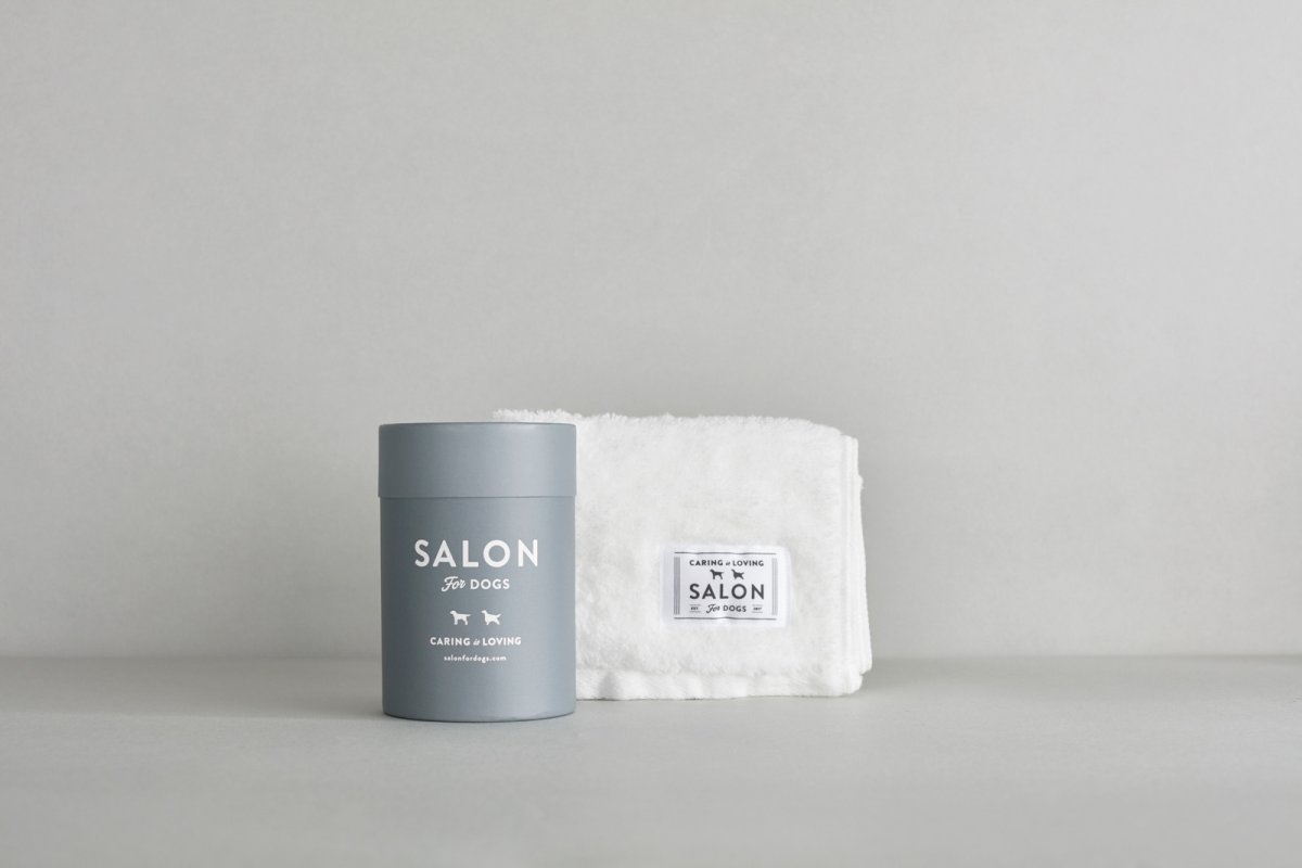 画像11: 【SALON FOR DOGS】 優しいタオル  円筒ケース付き (11)